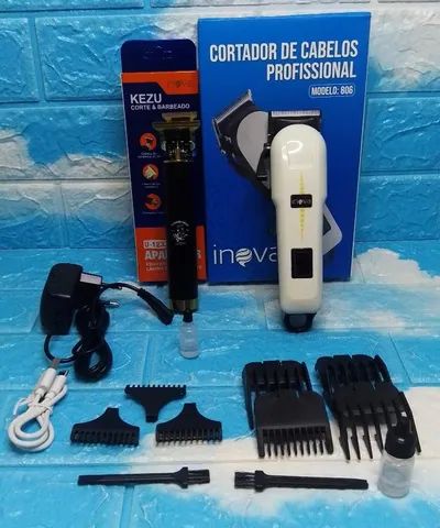 Kit barbeiro 02<br>1 maquina multilaser <br>1 maq. de acabamento <br> - Foto 2