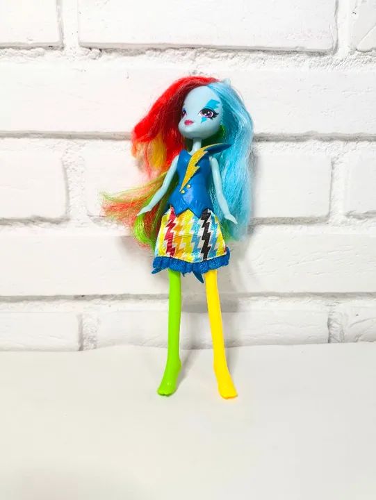 Boneca My Little Pony Equestria Girls Rainbow Dash pônei - Foto 5