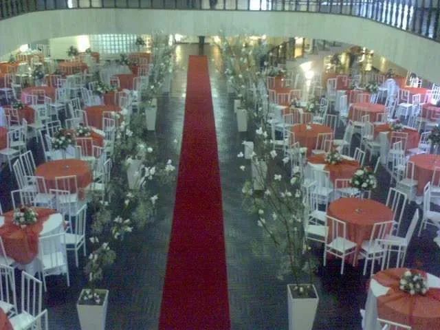 Tapete vermelho para cerimonial 