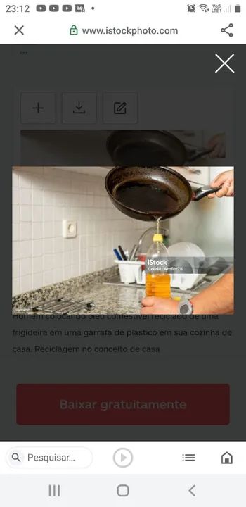 Óleo de cozinha usado - para reciclagem
