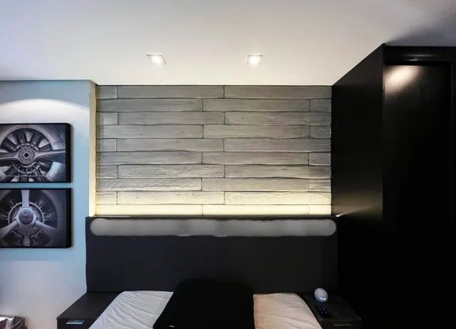 Revestimento Ripado 100x12x02cm (Cimentício) - M² - Foto 5