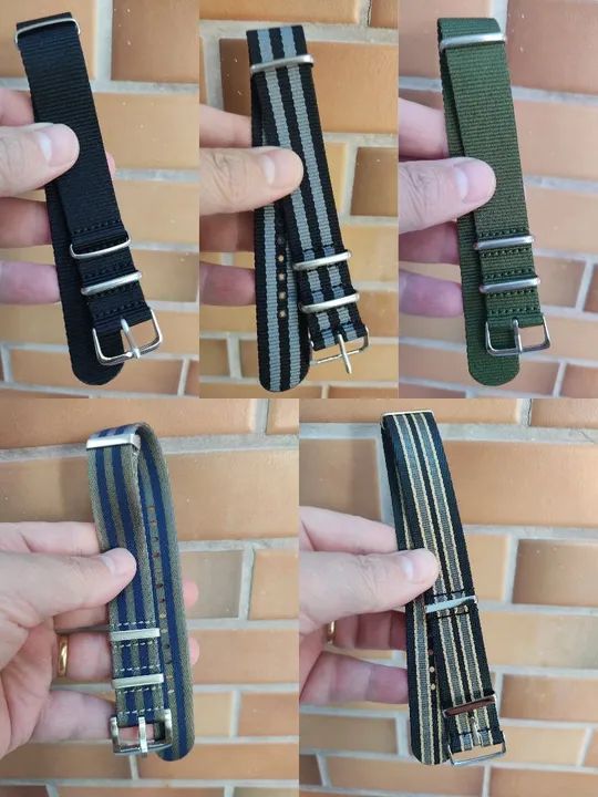  Pulseiras para Relógio NATO (Nova)