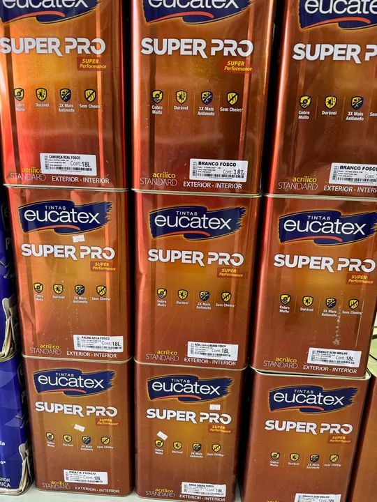 TINTA ACRÍLICA FOSCA EUCATEX SUPER PRO 