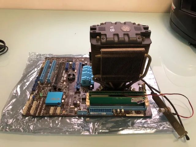 Itens de hardware, placa mãe, processador, memoria, fonte, HD, SSD, CPU cooler - Foto 4