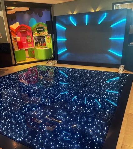 Estrutura som iluminação painel de led 