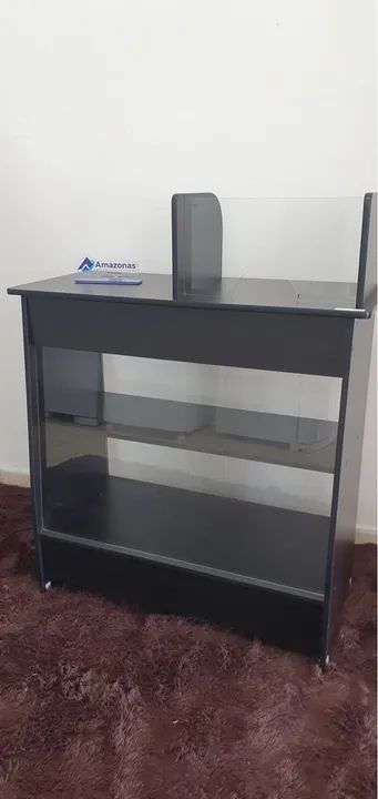 Balcão caixa novo preto - Foto 2