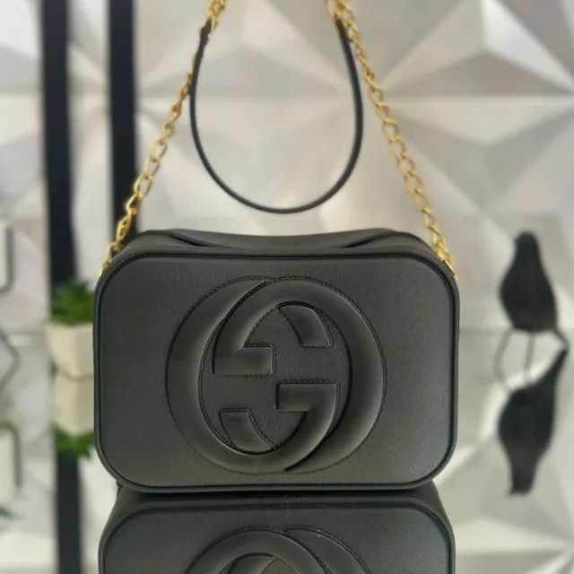 Bolsa Feminina Com Alça De Corrente De Ombro Transversal gucci