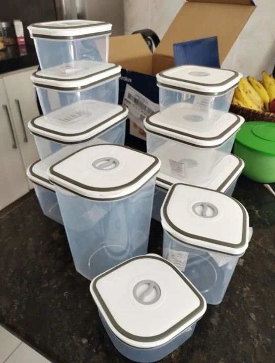 Conjunto de Potes Herméticos Electrolux 10 Peças- Lacrado - Foto 5