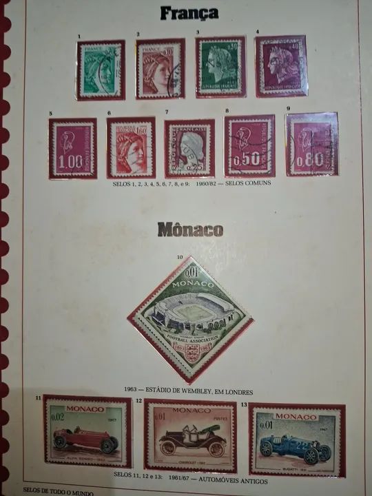 Selos Estados Unidos Coleção - Foto 3
