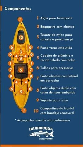 Caiaque Barracuda Evolution by Fábio Baca - Foto 3
