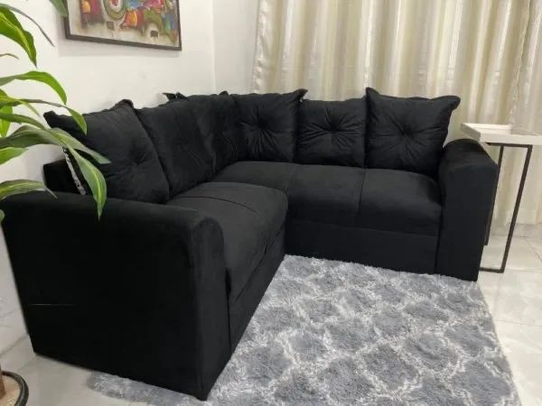 Sofá de Canto Conjunto de sofá de canto 2 x 3 lugares Félix - Receba Hoje - Maio129 - Foto 3