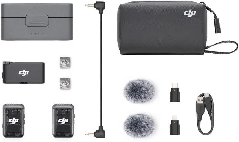 Microfone DJI Mic 2 (2 TX Microfone + 1 RX Receptor + 1 Case de carregamento) - Foto 2