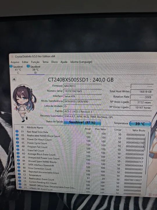 SSD Crucial BX500 240GB SATA 6Gb/s - Foto 3