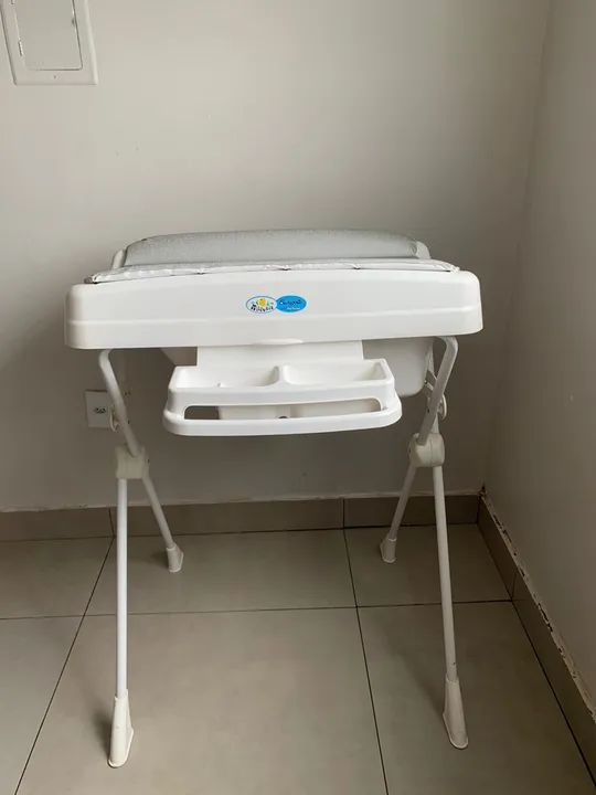 Trocador de bebê com cuba - Branco - Foto 4