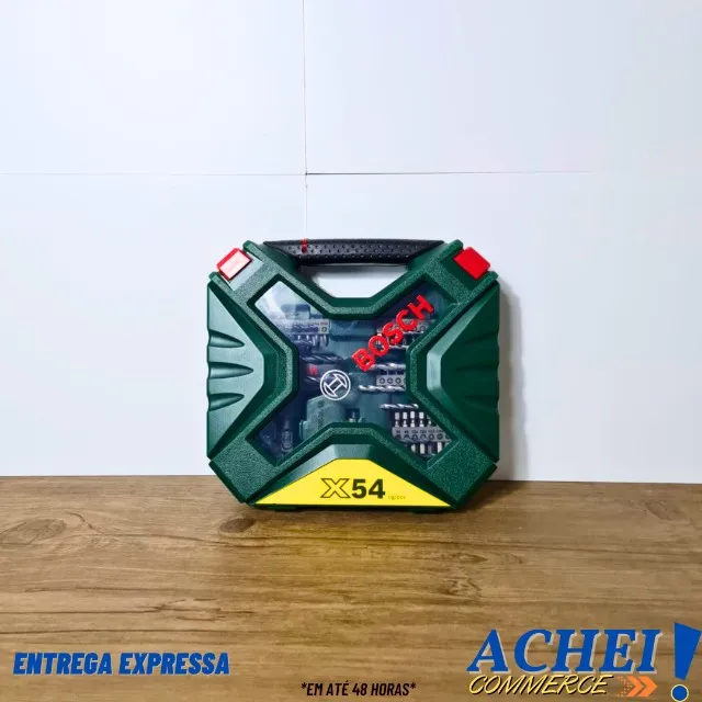 Kit de Pontas e Brocas Bosch X-Line 54 pçs - Novo com Garantia de Fabrica