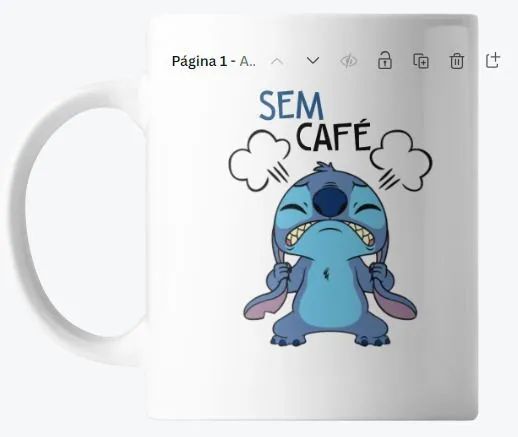 Caneca Personalizada Stitch  - Foto 3
