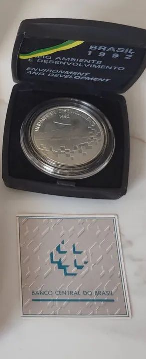 Medalha Comemorativa Encontro Para o Meio Ambiente e Desenvolvimento<br>