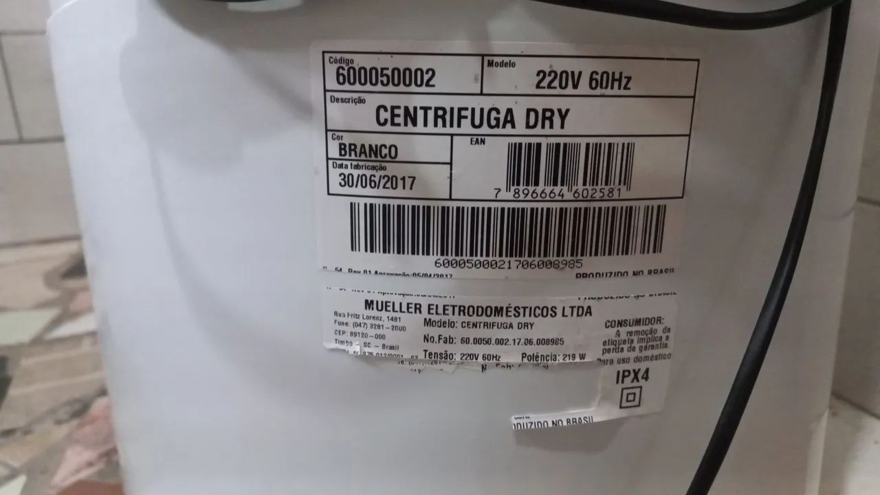 VENDO CENTRÍFUGA DE ROUPAS  - Foto 3