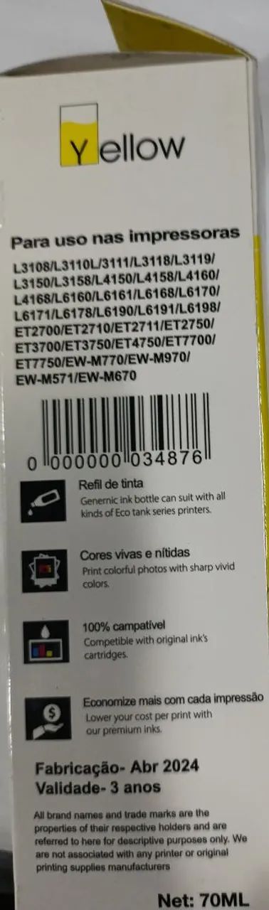 Cartuchos de tinta originais para impressora Smart Color - Foto 4