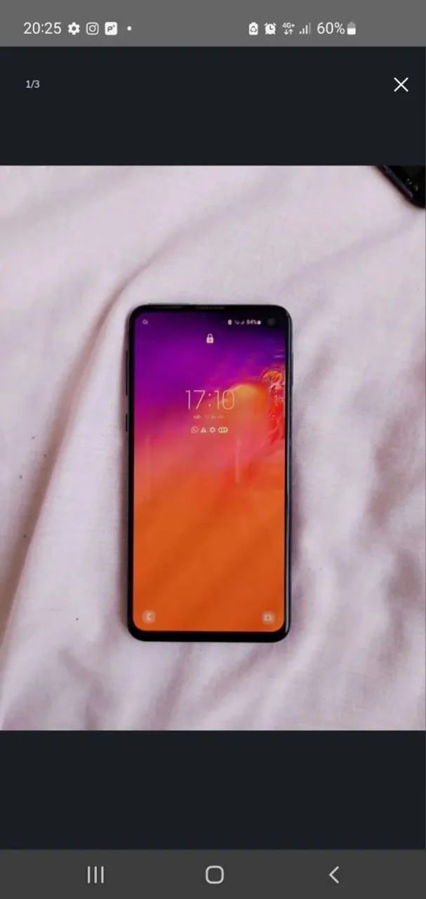 Samsung s10e pra vender logo