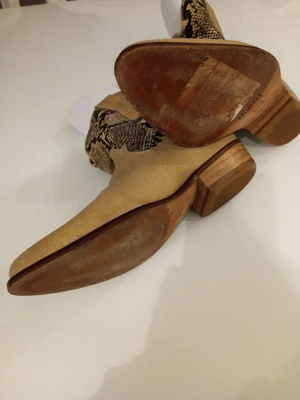 Bota de couro Animale com preço imperdível! - Foto 3