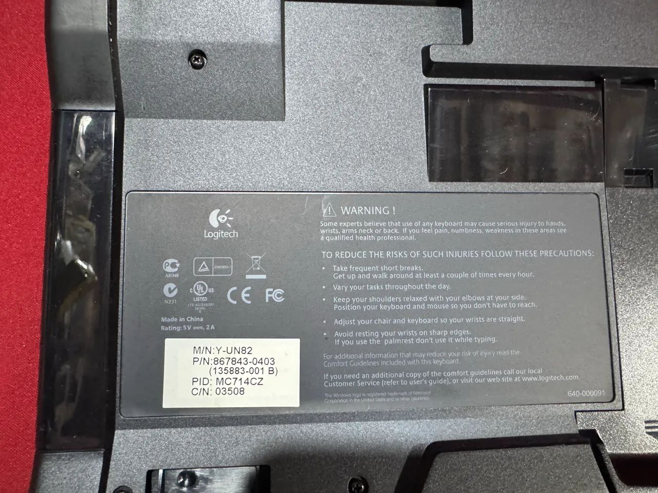 Suporte para notebook com teclado sem fio logitech - Foto 4