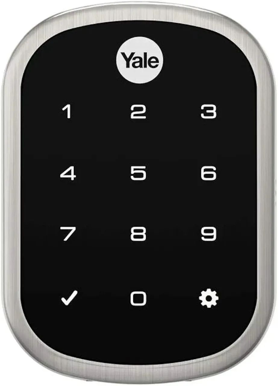 Fechadura Digital Yale YRD 256, compatível com Alexa, Preto/Prata