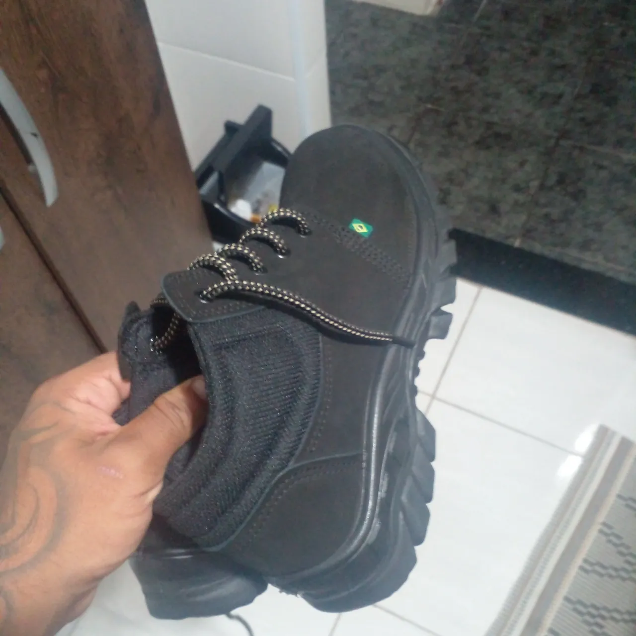 Bota de Segurança Preta