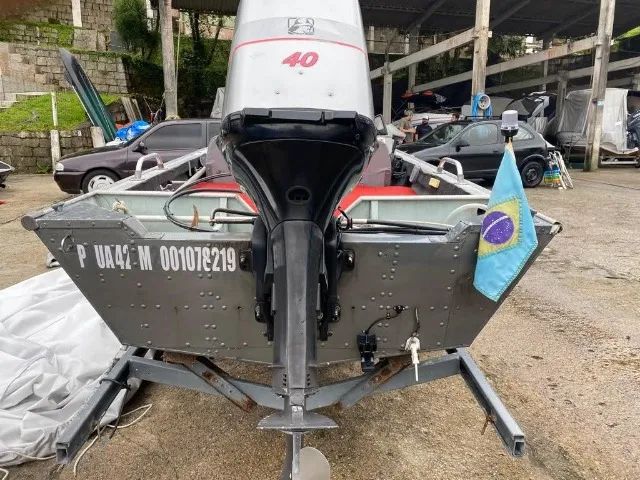 Lancha 16 pés com motor 40 hp - Foto 3