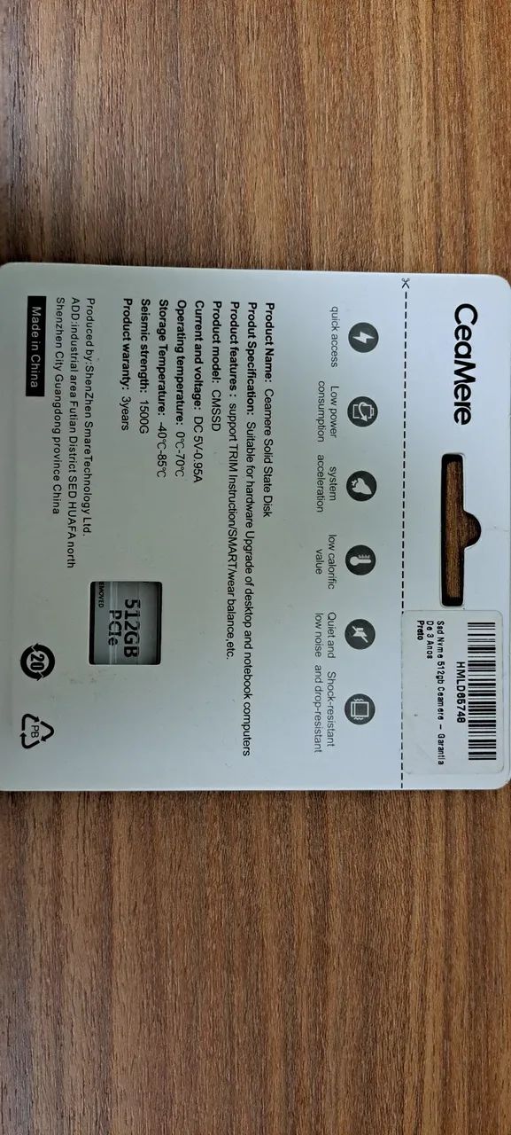 SSD M.2 512G LACRADO 64231153686659121