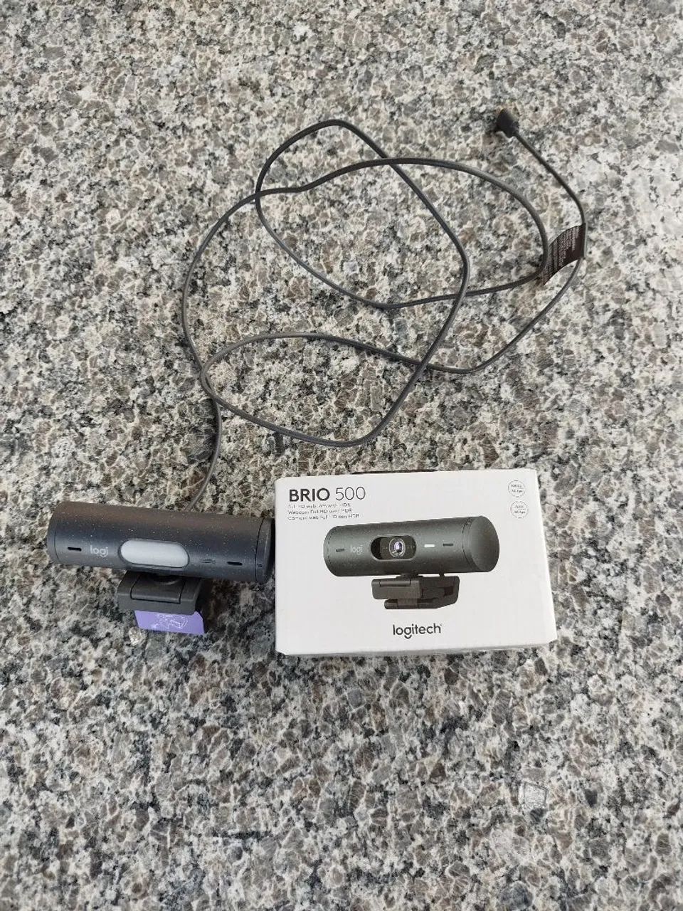 Webcam Logitech Brio 500 - Qualidade profissional!
