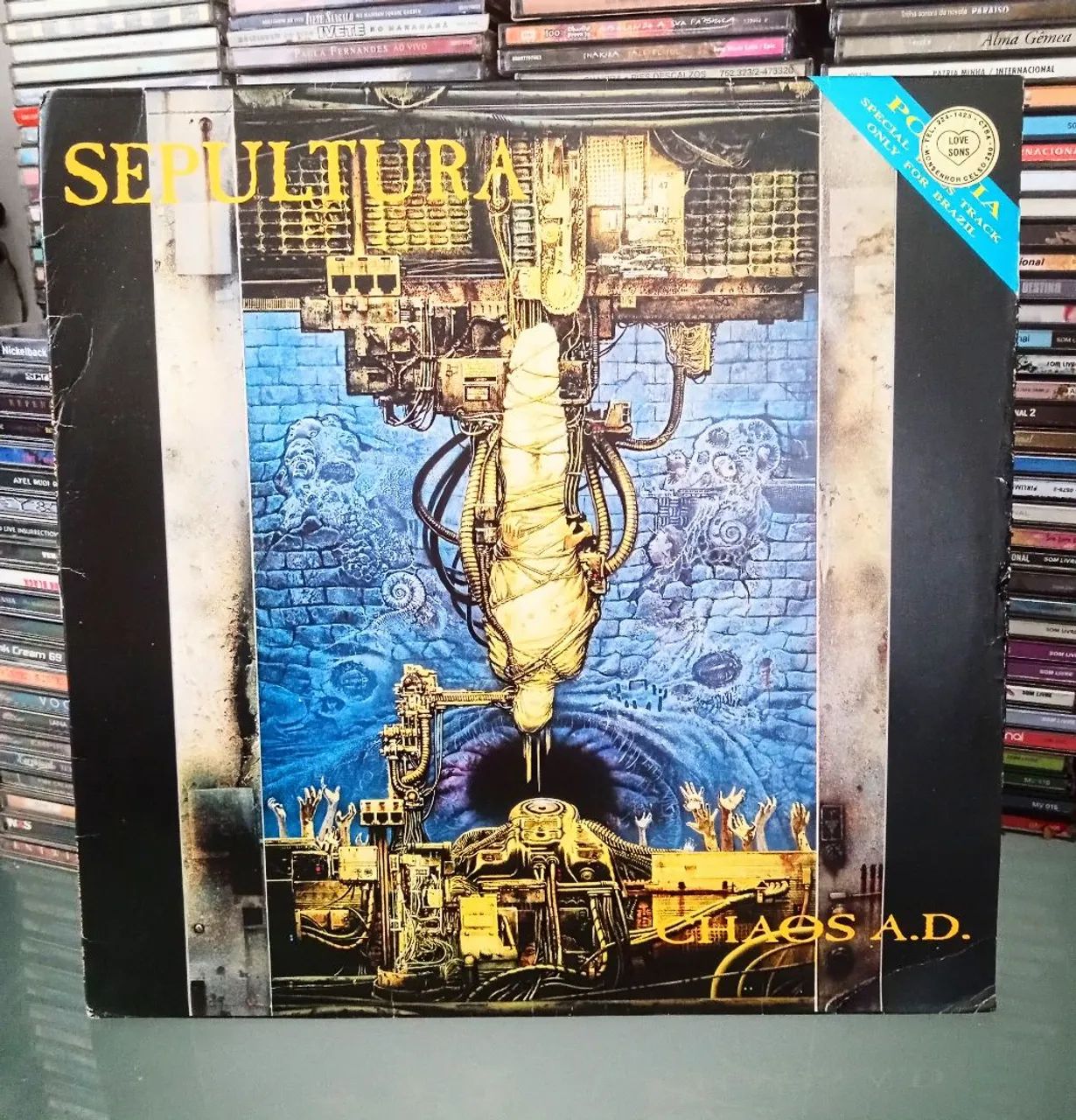 Lp SEPULTURA Chaos A.D. Com Encarte 