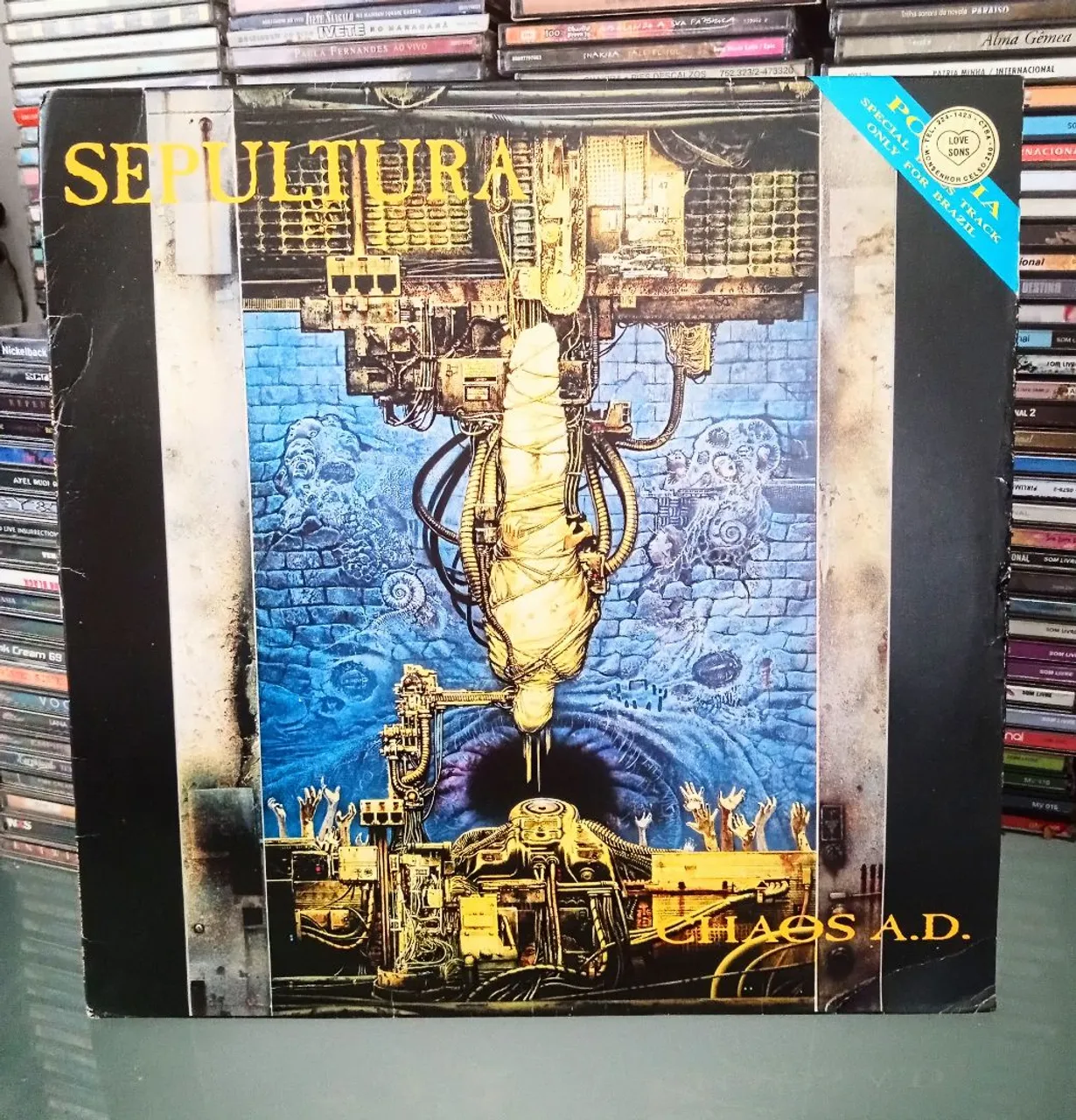Lp SEPULTURA Chaos A.D. Com Encarte