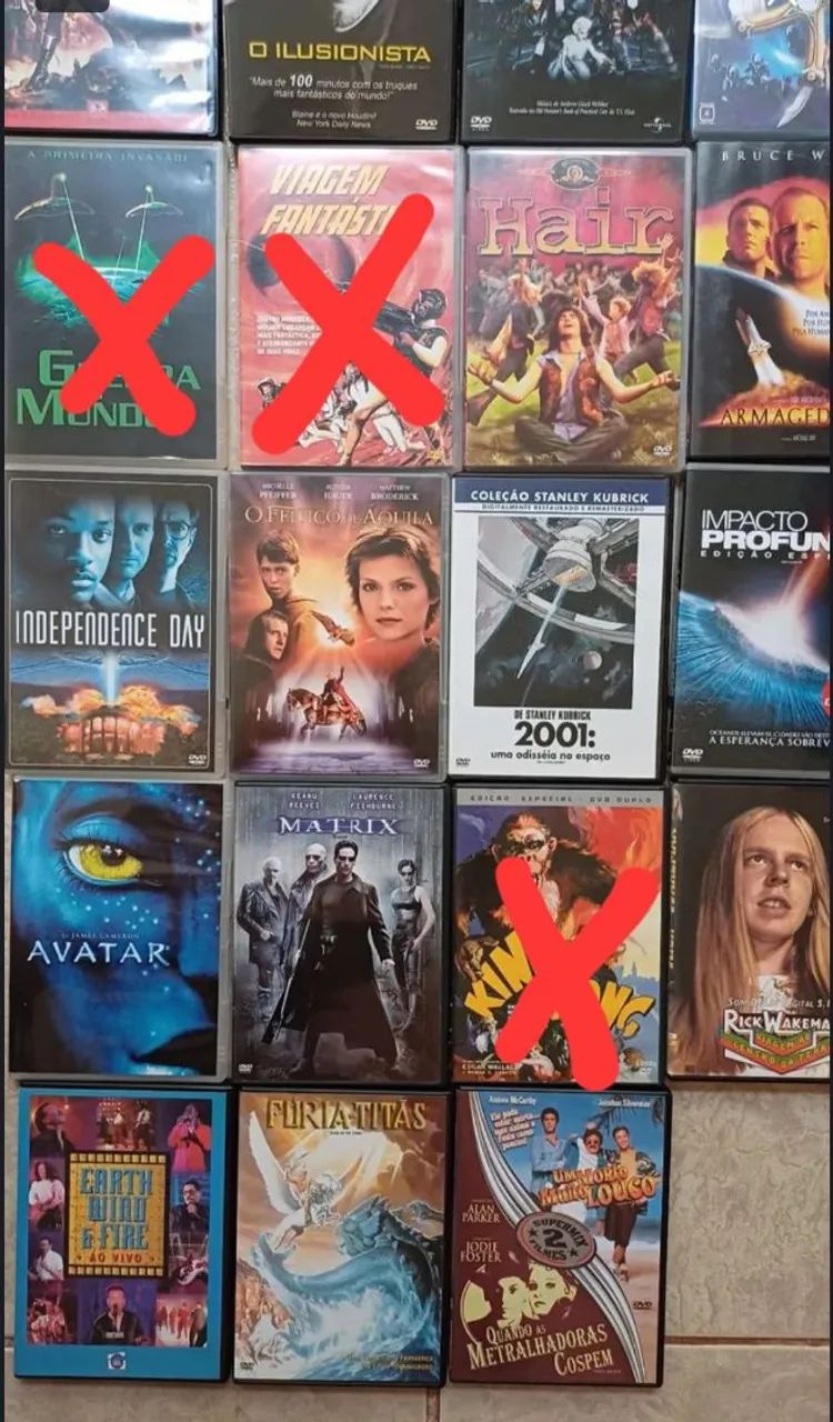Vários filmes DVDS, coleções e etc