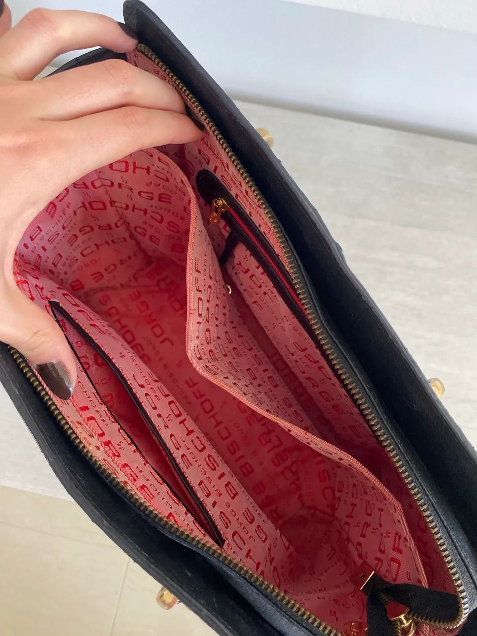 Bolsa couro Jorge Bischoff - Foto 2