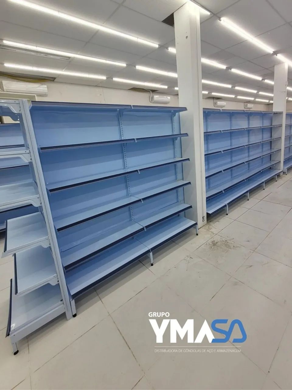 Prateleiras de Aço Para Lojas (Novas de Fábrica) - Foto 3