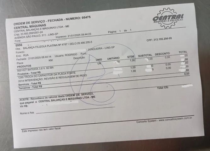 Balança Filizola Platina - Revisada - Foto 4