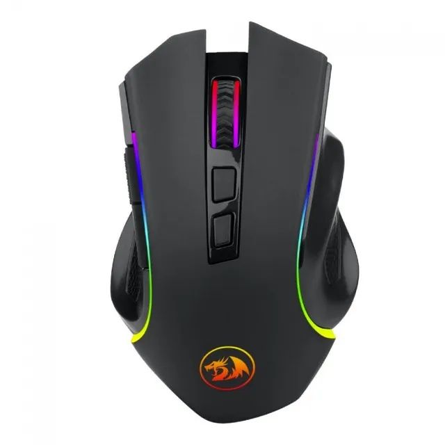 Mouse Gamer Redragon Griffin, 8000 DPI, Wireless, 7 Botões Programáveis - WZetta - Foto 3
