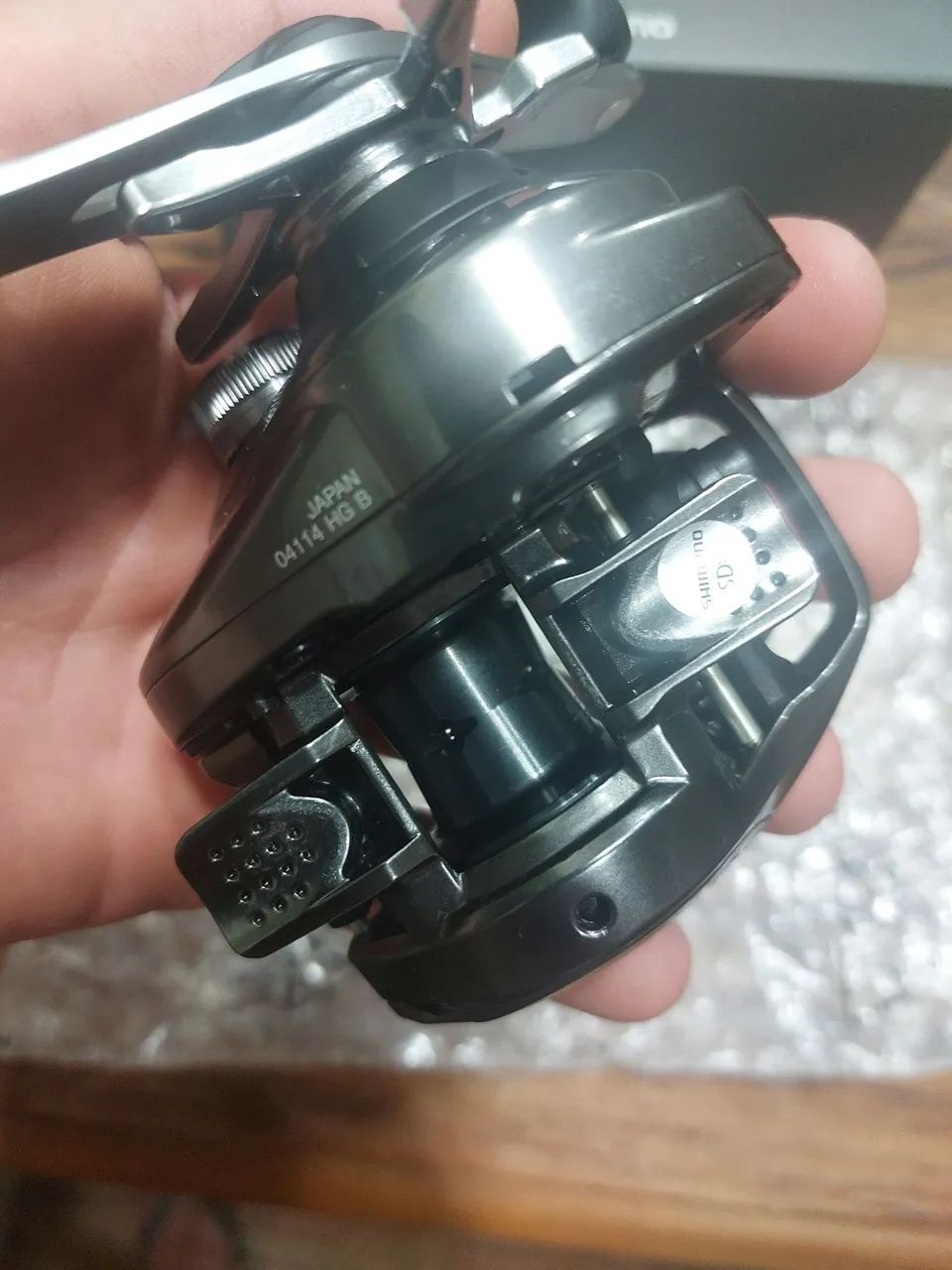 Carretilha Shimano Metanium MGL HG Quase Nova - Foto 3