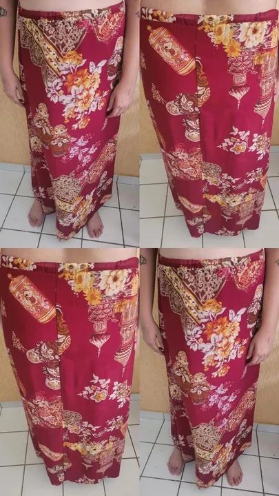 Saia Longa Estampada