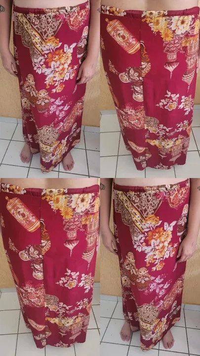 Saia Longa Estampada