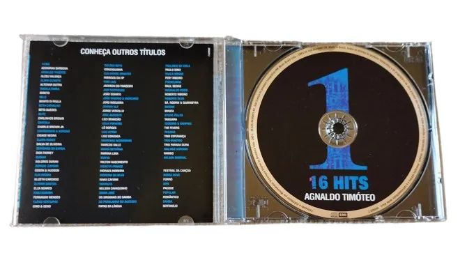 CD Agnaldo Timóteo 16 Hits EMI 2009 MPB - Foto 3