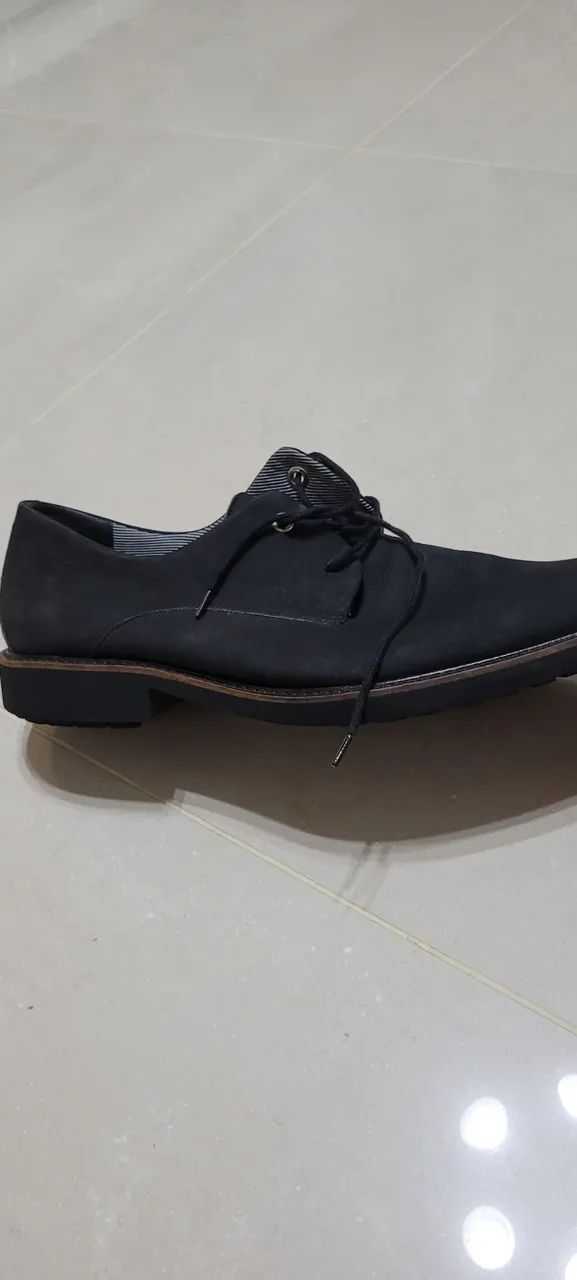 Sapato Oxford Marrom em Couro - Foto 3