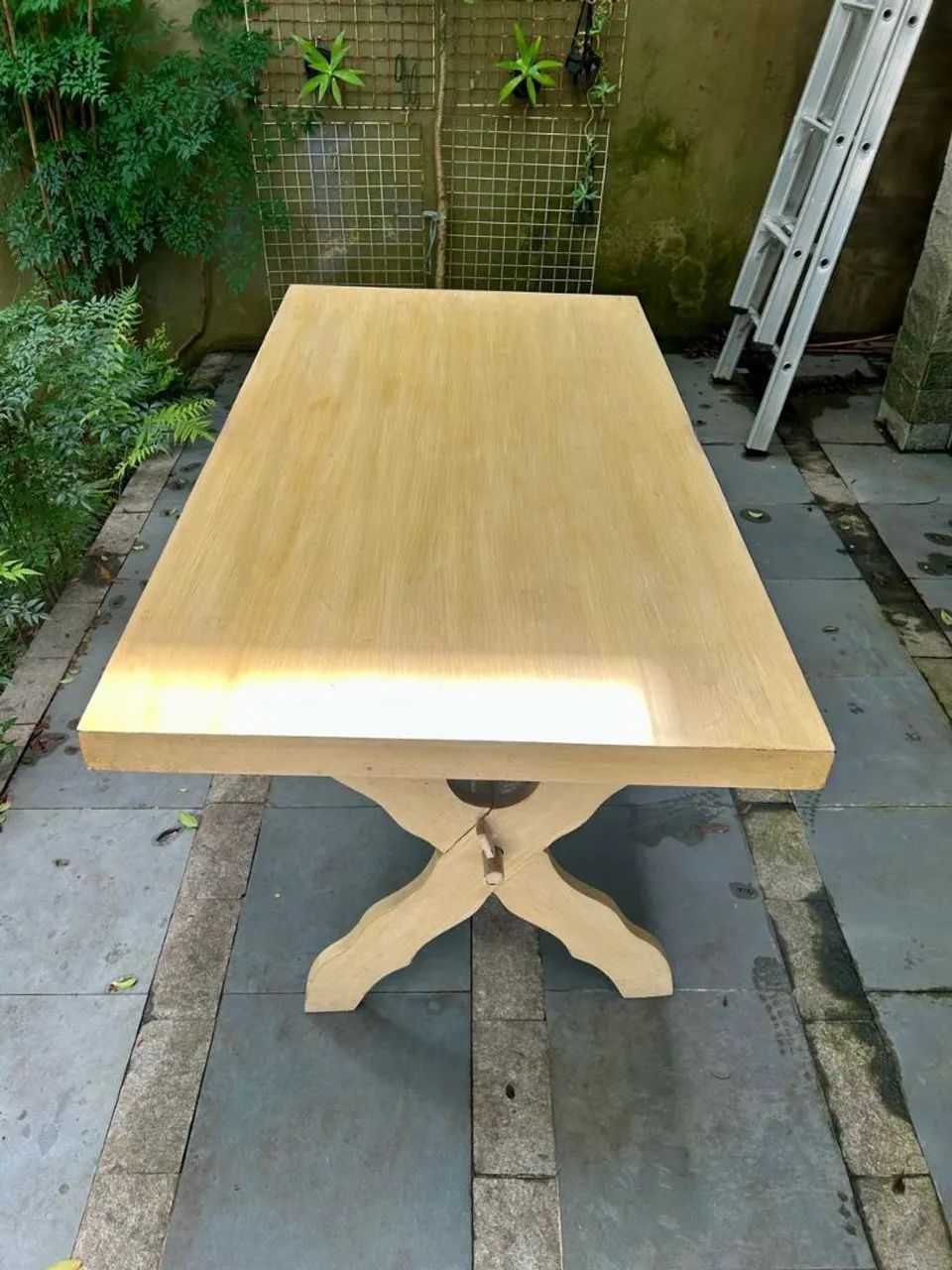 Mesa de Jantar estilo Rústico com 04 - Foto 5