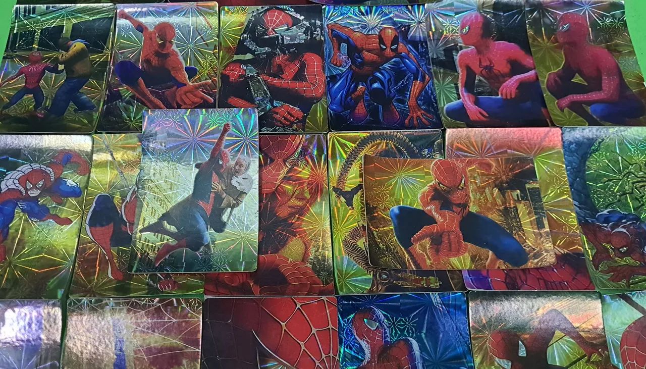 Coleção 25 Cards Holográficos Homem Aranha 2 - Foto 2