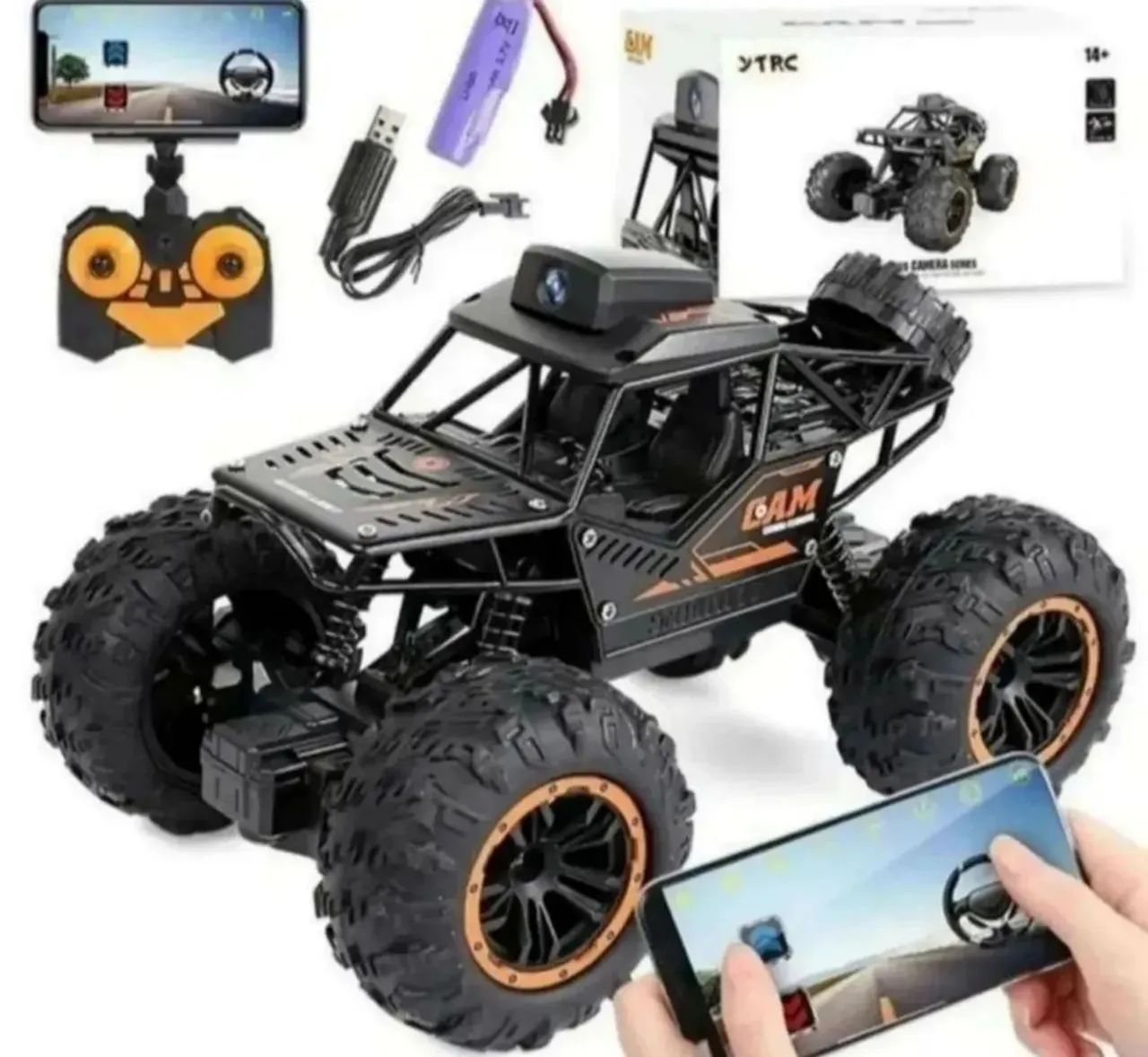 Carrinho de controle remoto 4x4 (com câmera)