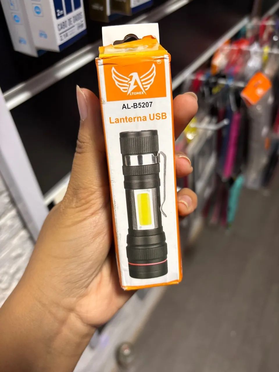 Lanterna LED USB - AL-B5207