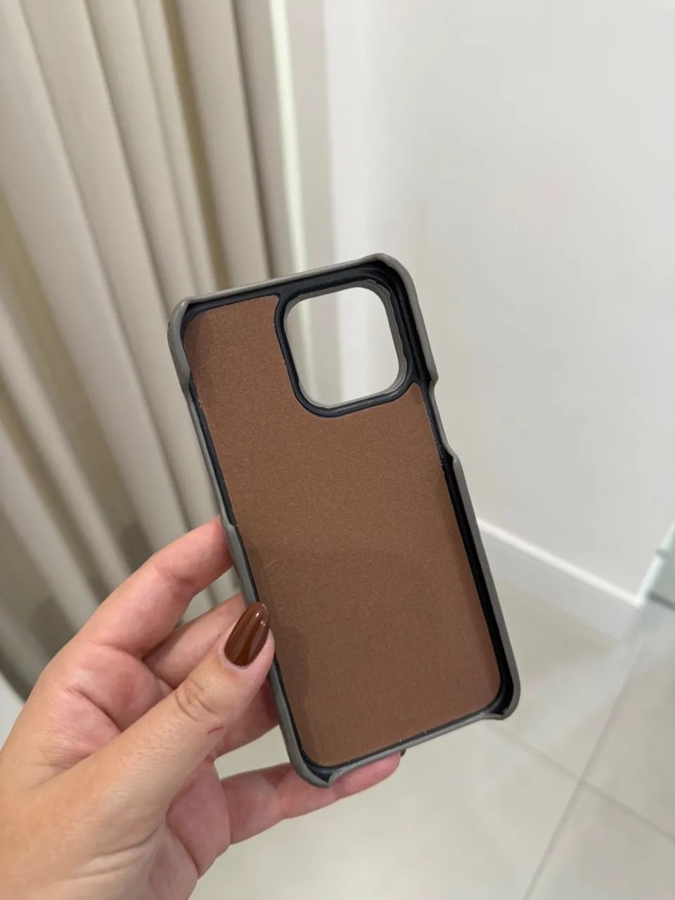 Capinha para Celular Croco Cinza - Foto 2