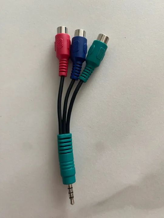 Cabo Adaptador Ead61273133 Av P3 X Video Componente Rca 