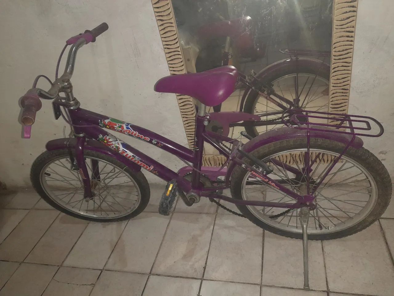 Bicicleta Infantil Roxa - Foto 2